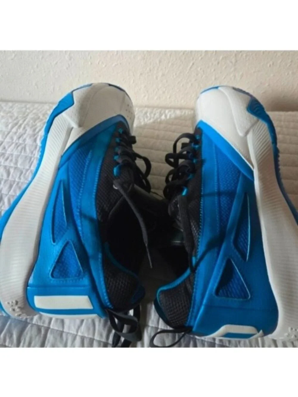 Adidas Dame Certified 2 Men 13 Low Lillard Black Solar Blue Basketball 0826